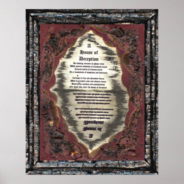 House of Deception Poster (Front)