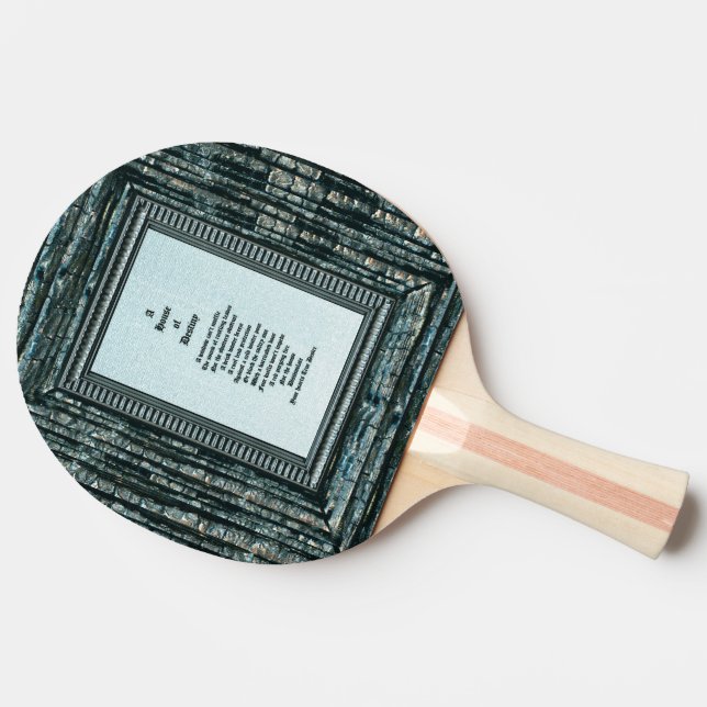 House of Destiny Ping-Pong Paddle (Side)