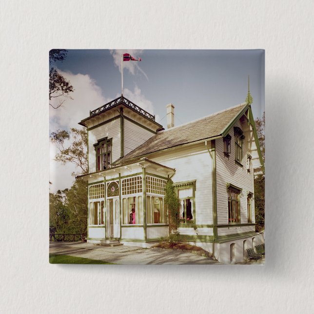 House of Edvard Grieg Button (Front)