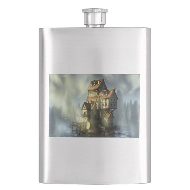 House of Fantasy on the Water Flask (Front)