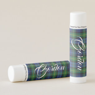 House of Gordon Clan Tartan Plaid Lip Balm