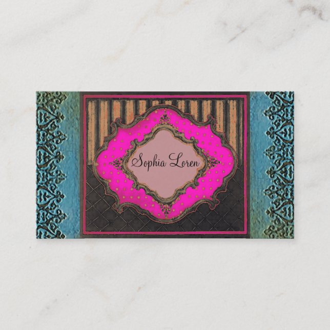 House of Mirrors ~ Calling Business Card Work (Front)