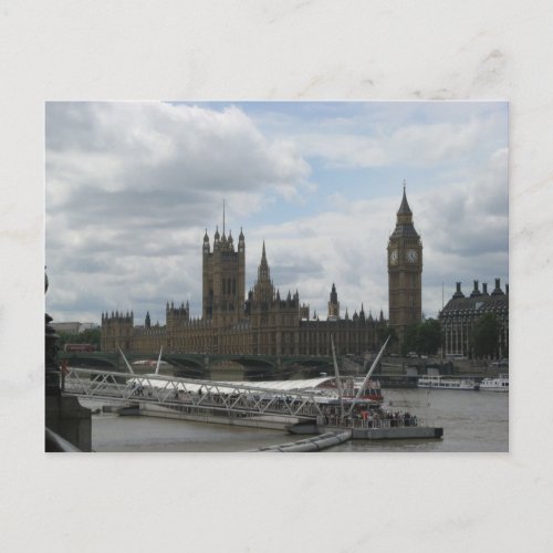 House of Parliament in London Postcard