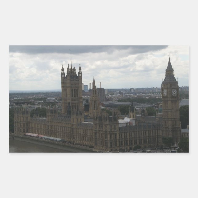 House of Parliament in London Sticker (Front)