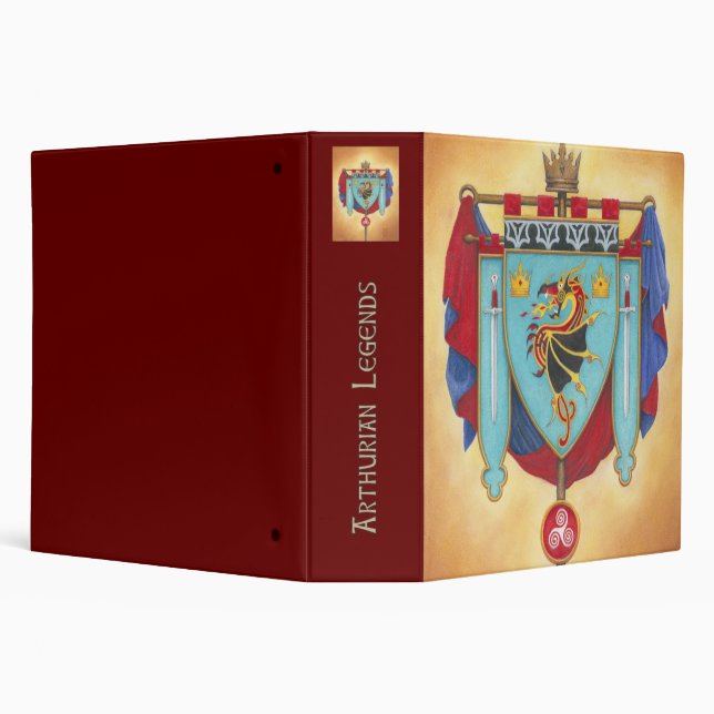House of Pendragon Banner 3 Ring Binder (Background)