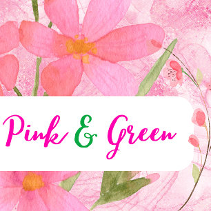 House of Pink & Green File Folders