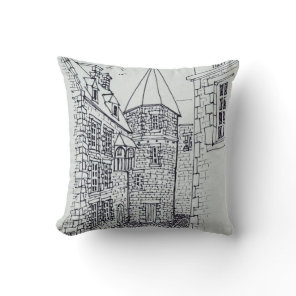 House of Princess Anne of Brittany | Saint-Malo Throw Pillow