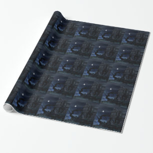 house of scary dreams wrapping paper