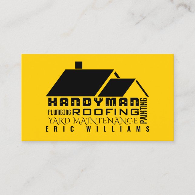 House of services standout cover  business card (Front)