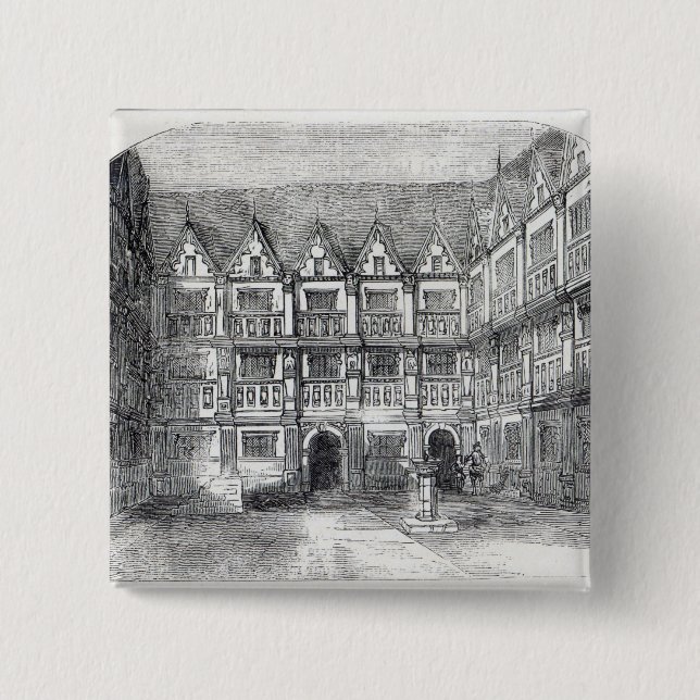 House of Sir Thomas Gresham Pinback Button (Front)