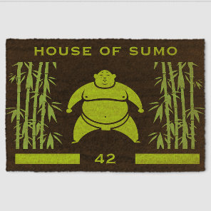 House Of Sumo Fiber Doormat