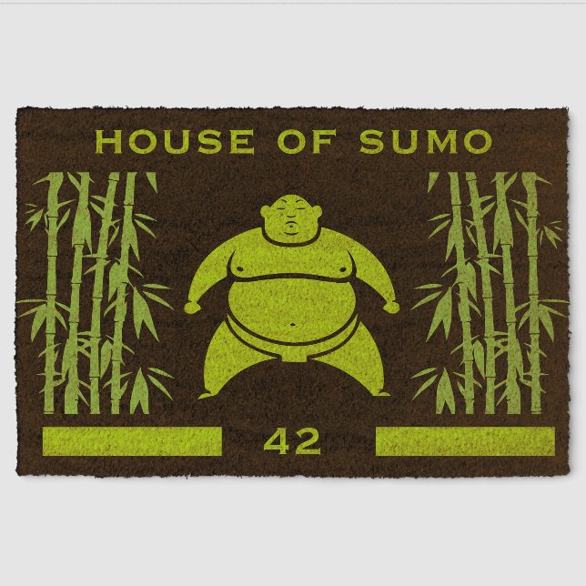 House Of Sumo Fiber Doormat (Front)