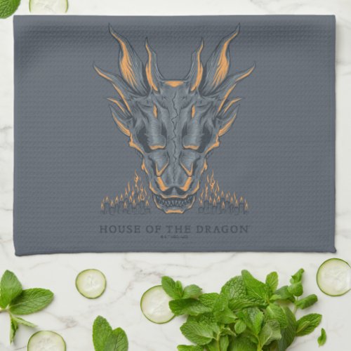 HOUSE OF THE DRAGON  Balerion Candle Altar Kitchen Towel