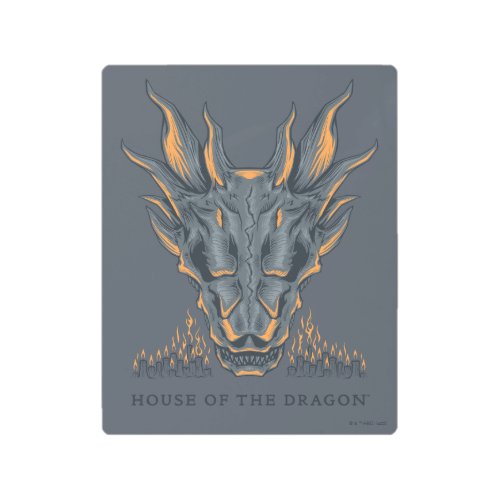 HOUSE OF THE DRAGON  Balerion Candle Altar Metal Print