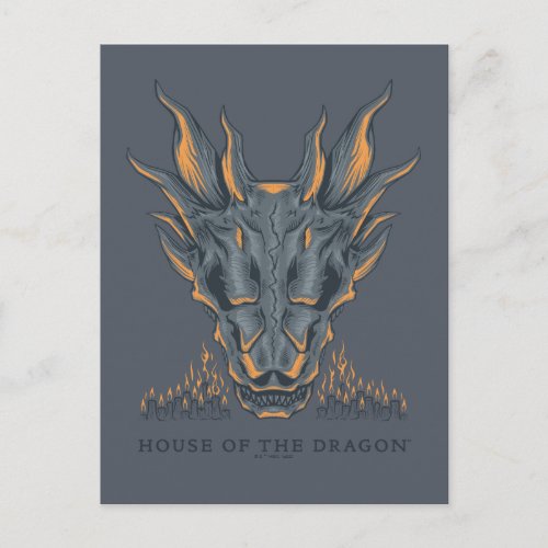 HOUSE OF THE DRAGON  Balerion Candle Altar Postcard