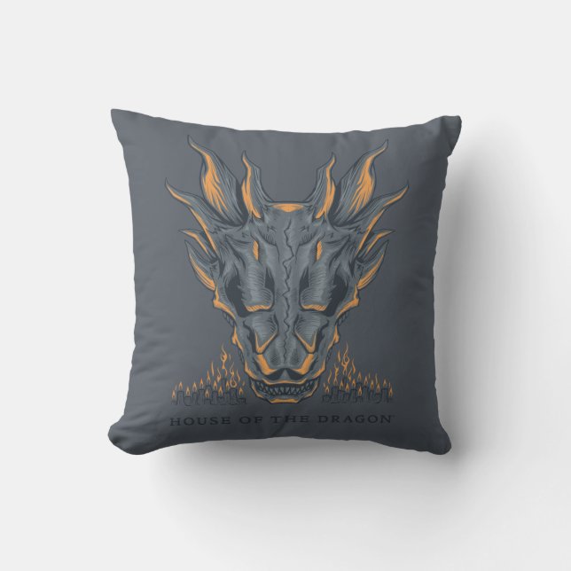 HOUSE OF THE DRAGON | Balerion Candle Altar Throw Pillow (Front)