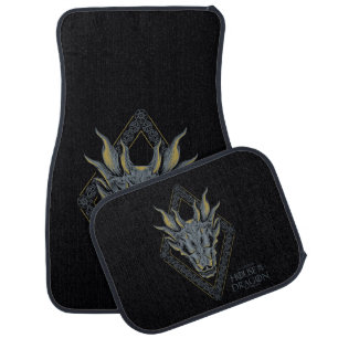 HOUSE OF THE DRAGON Balerion Skull Diamond Crest Car Floor Mat