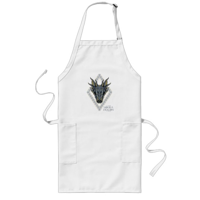 HOUSE OF THE DRAGON | Balerion Skull Diamond Crest Long Apron (Front)