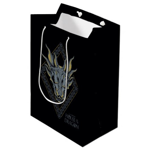 HOUSE OF THE DRAGON  Balerion Skull Diamond Crest Medium Gift Bag