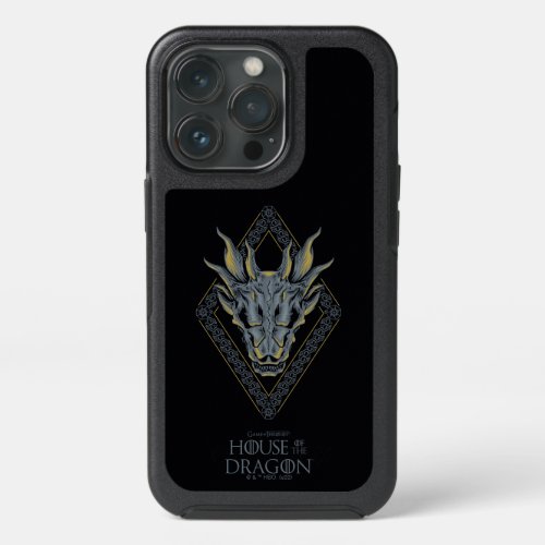 HOUSE OF THE DRAGON  Balerion Skull Diamond Crest iPhone 13 Pro Case