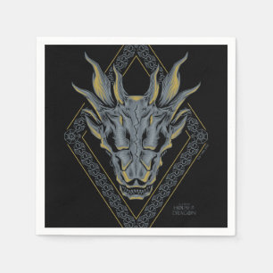 HOUSE OF THE DRAGON Balerion Skull Diamond Napkins