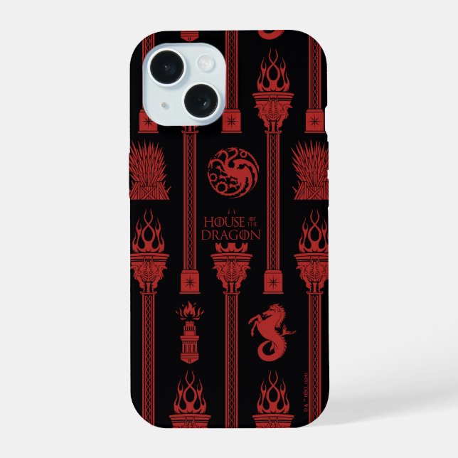 House of the Dragon Crest Pattern Iphone Case (Back)