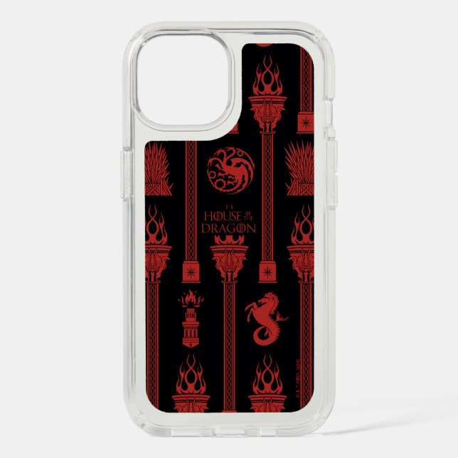 House of the Dragon Crest Pattern Speck iPhone Case (Front)