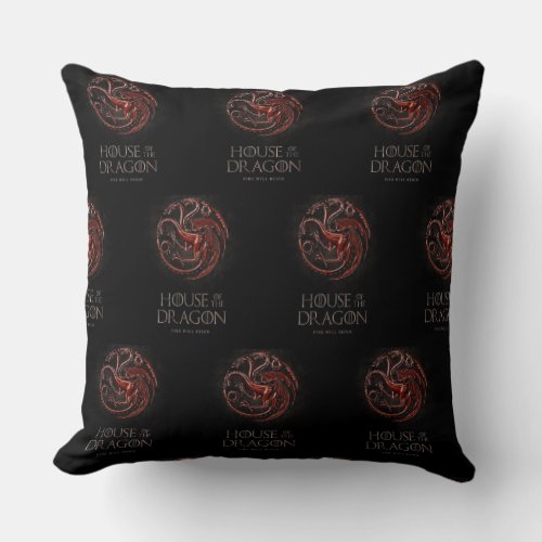 house of the dragon cuine throw pillow