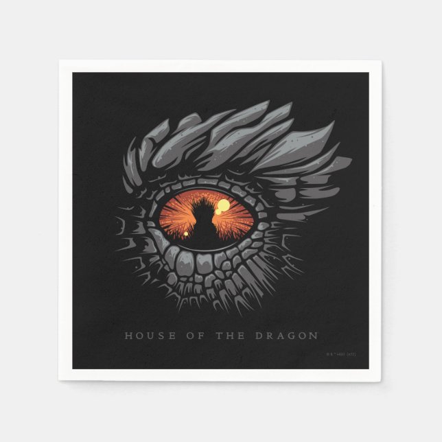 HOUSE OF THE DRAGON | Dragon Eye Napkins (Front)