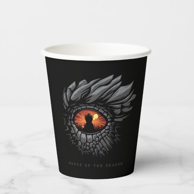 HOUSE OF THE DRAGON | Dragon Eye Paper Cups (Front)