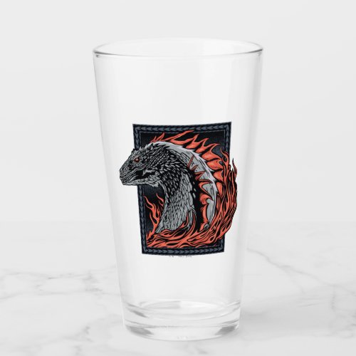 HOUSE OF THE DRAGON  Dragon Profile in Flames Glass