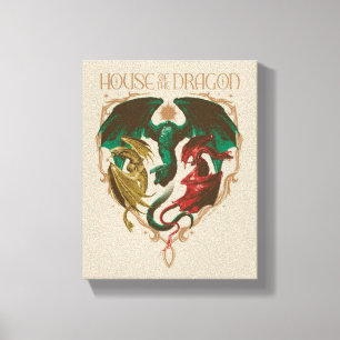 House of the Dragon   Dragon Shield Canvas Print