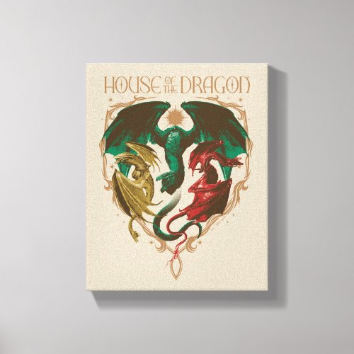 House of the Dragon  Dragon Shield Canvas Print