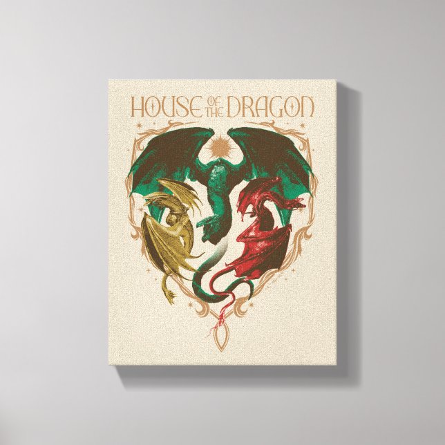 House of the Dragon | Dragon Shield Canvas Print (Front)