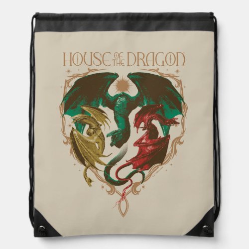 House of the Dragon  Dragon Shield Drawstring Bag