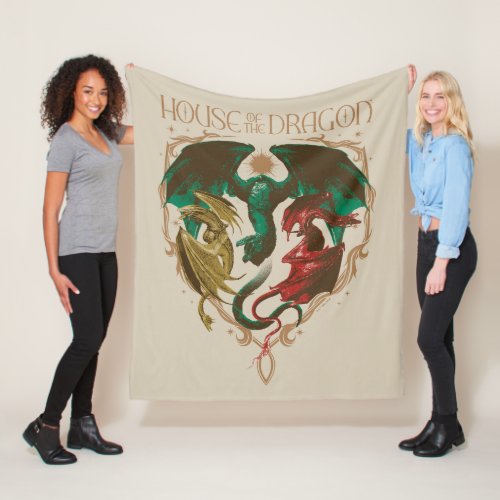 House of the Dragon  Dragon Shield Fleece Blanket