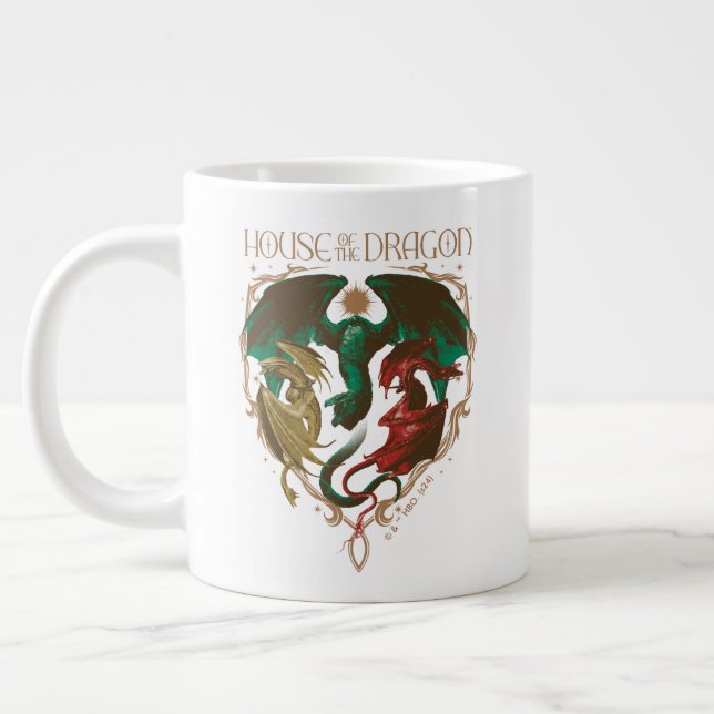 House of the Dragon | Dragon Shield Giant Coffee Mug (Left)
