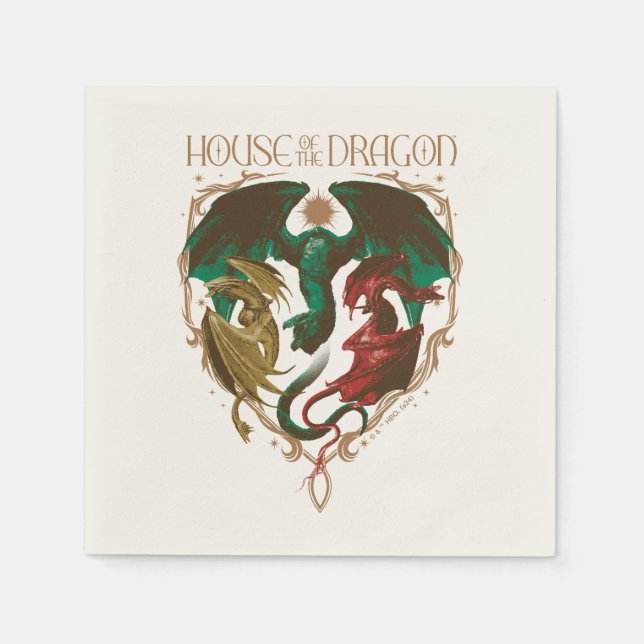 House of the Dragon | Dragon Shield Napkins (Front)