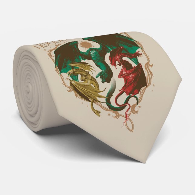 House of the Dragon | Dragon Shield Neck Tie (Rolled)