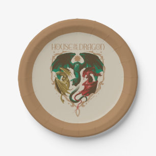 House of the Dragon Dragon Shield Paper Plates