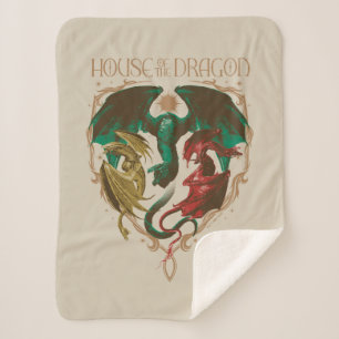 House of the Dragon   Dragon Shield Sherpa Blanket