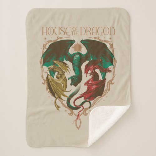 House of the Dragon  Dragon Shield Sherpa Blanket