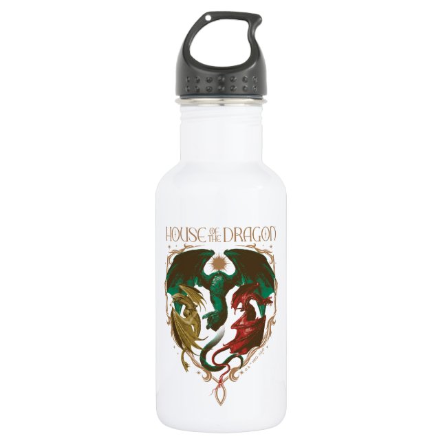 House of the Dragon | Dragon Shield Stainless Steel Water Bottle (Front)