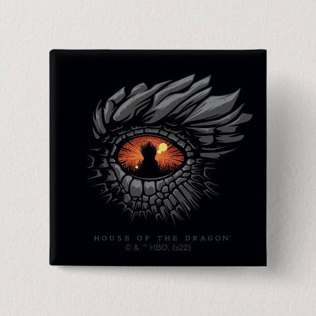HOUSE OF THE DRAGON | Dragon's Eye Iron Throne Button (Front)