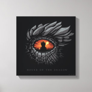 HOUSE OF THE DRAGON Dragon's Eye Iron Throne Canvas Print