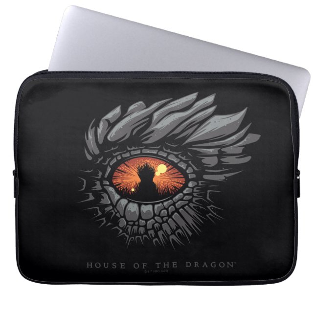 HOUSE OF THE DRAGON | Dragon's Eye Iron Throne Laptop Sleeve (Front)