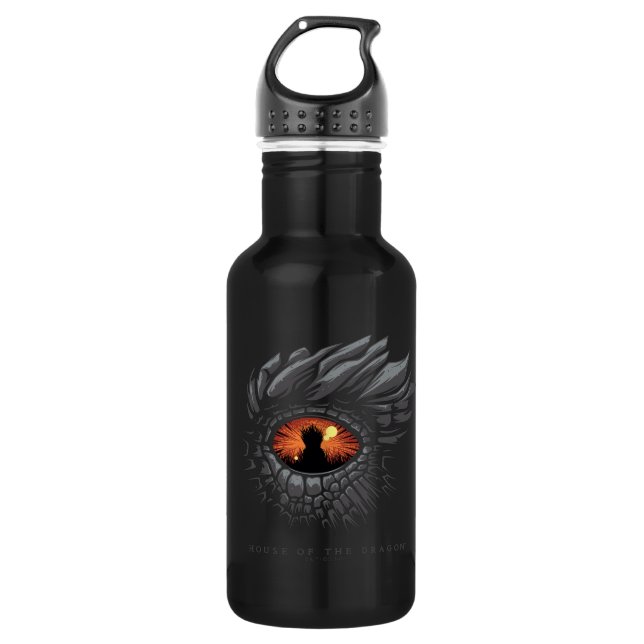 HOUSE OF THE DRAGON | Dragon's Eye Iron Throne Stainless Steel Water Bottle (Front)