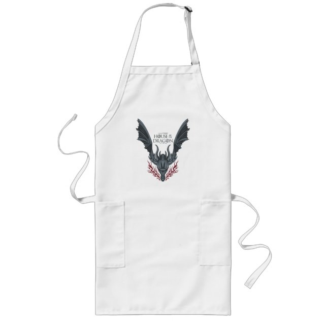 HOUSE OF THE DRAGON | Fire-Breathing Dragon Head Long Apron (Front)