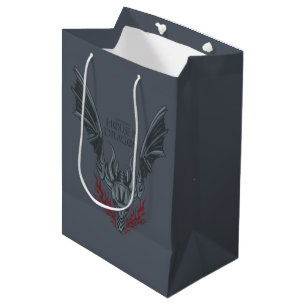 HOUSE OF THE DRAGON Fire-Breathing Dragon Head Medium Gift Bag
