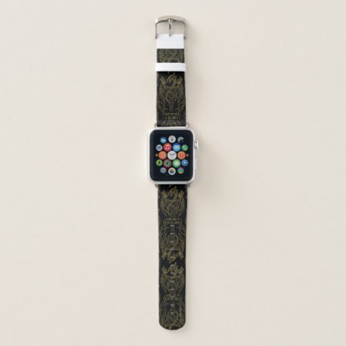 HOUSE OF THE DRAGON  Gold Filigree Dragon Pattern Apple Watch Band